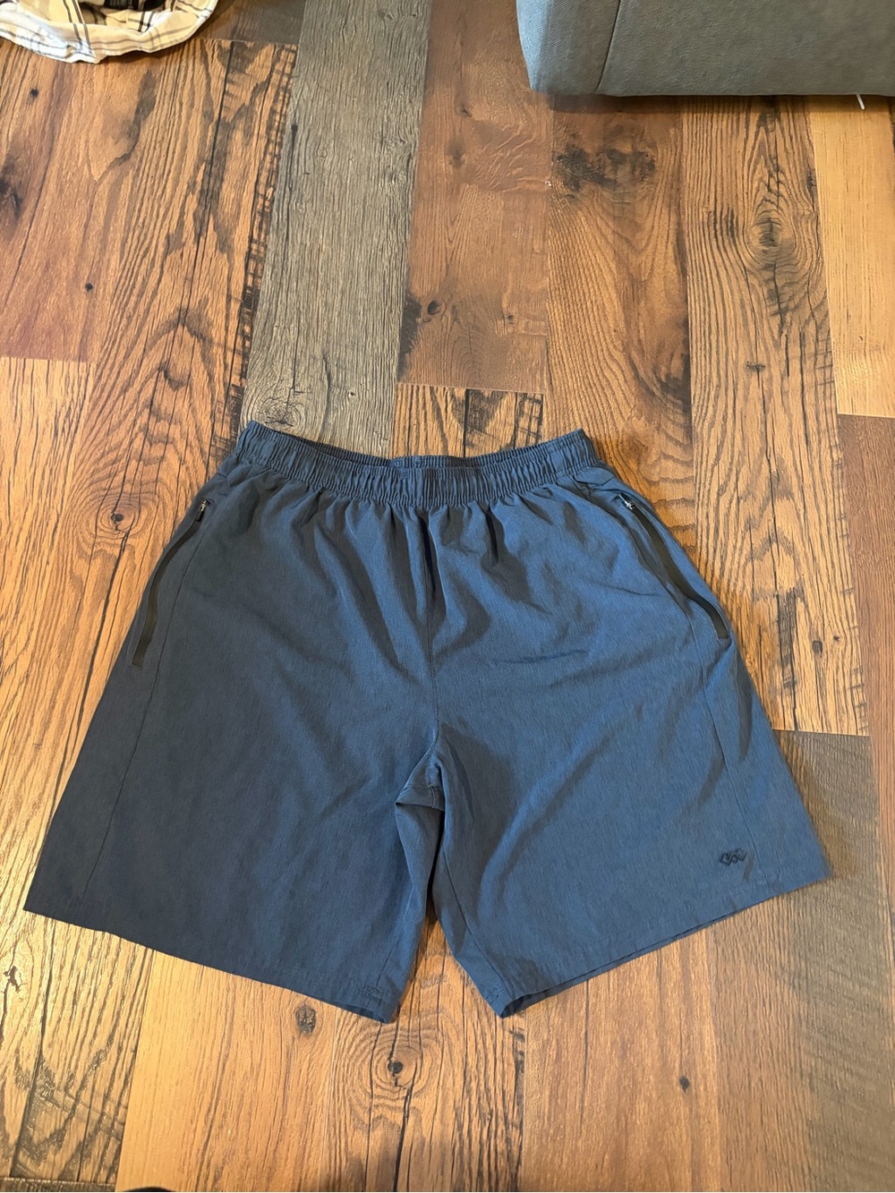 Men's Athletic Shorts in Charcoal Gray - Performance Training Shorts
